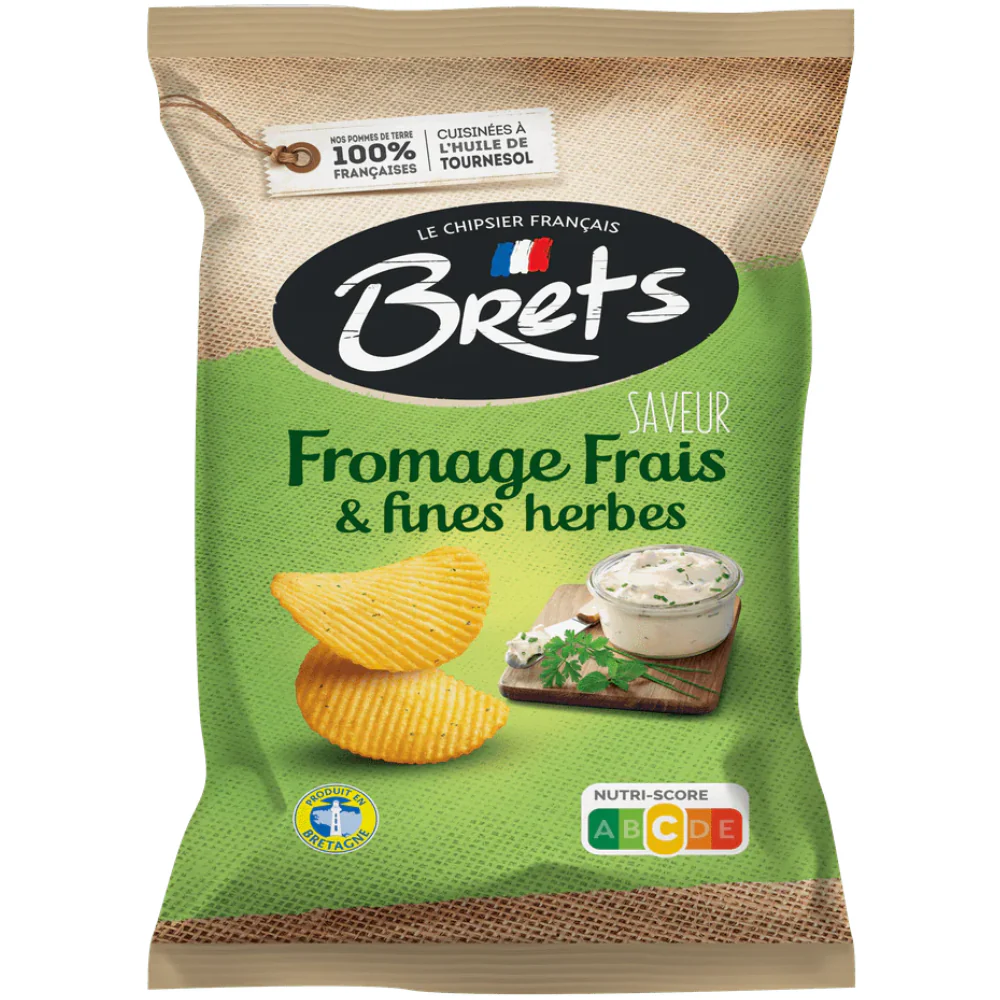 Brets sabor Queso fresco y finas hierbas